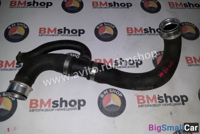 Патрубок радиатора нижний Мерседес W211 из Японии